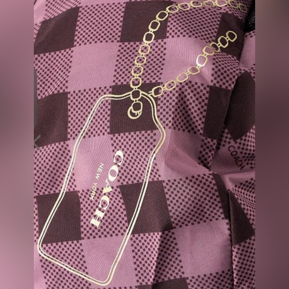 Coach F39648 Packable Backpack With Gingham Print… - image 6